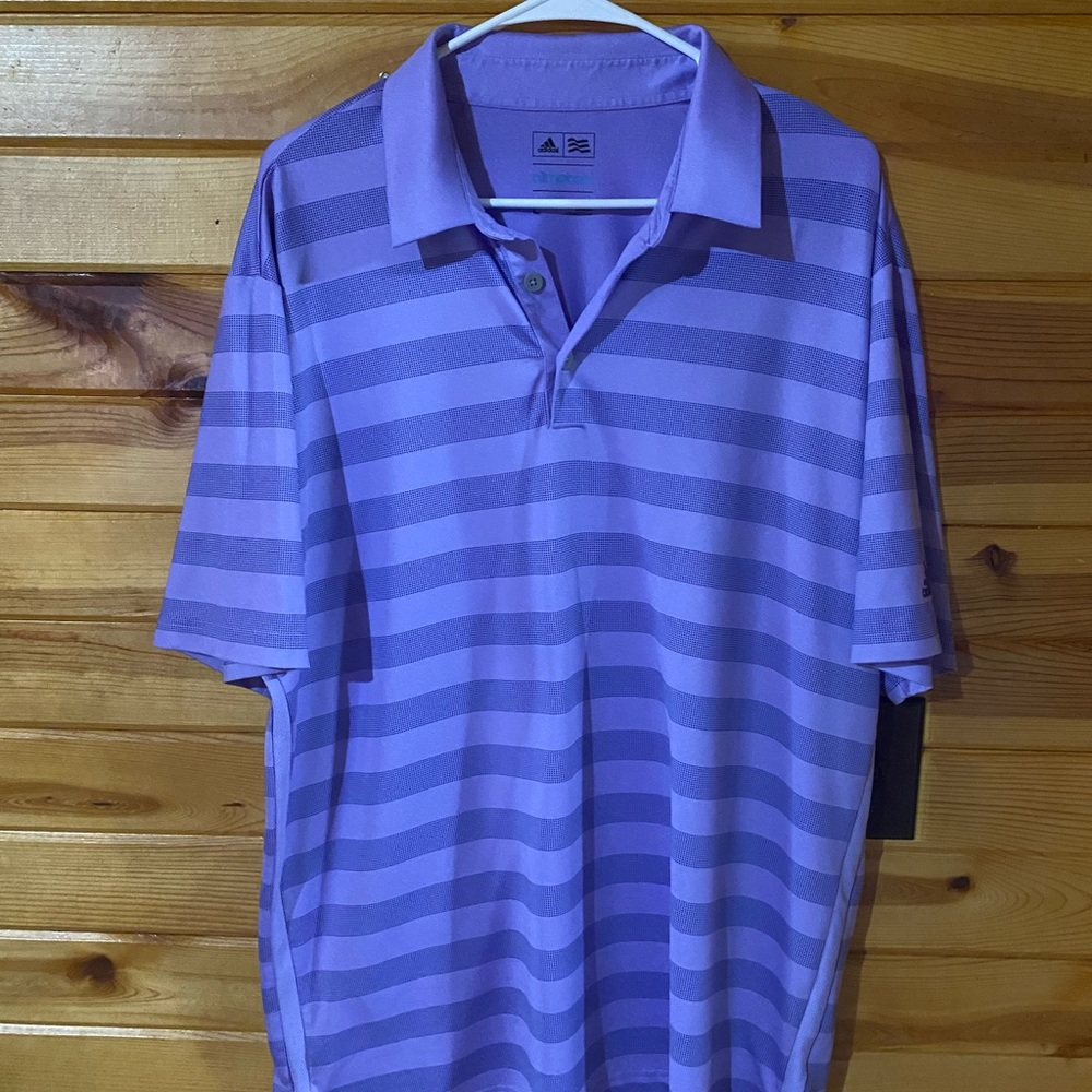Men’s L Adidias Climacool polo